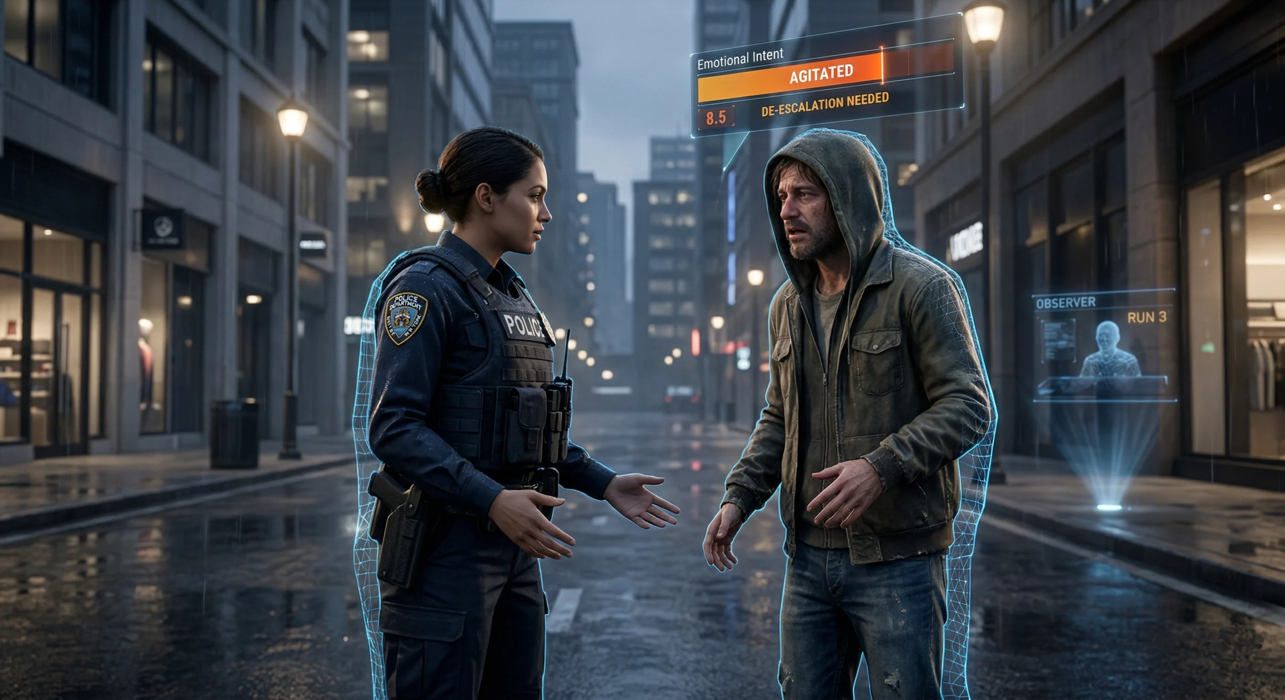 Simulating the Unpredictable: How AI NPCs are Changing De-escalation Drills